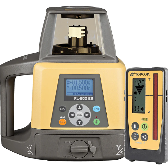 TOPCON AFSCHOTLASER RL-200 2S MET LS-100D MM ONTVANGER