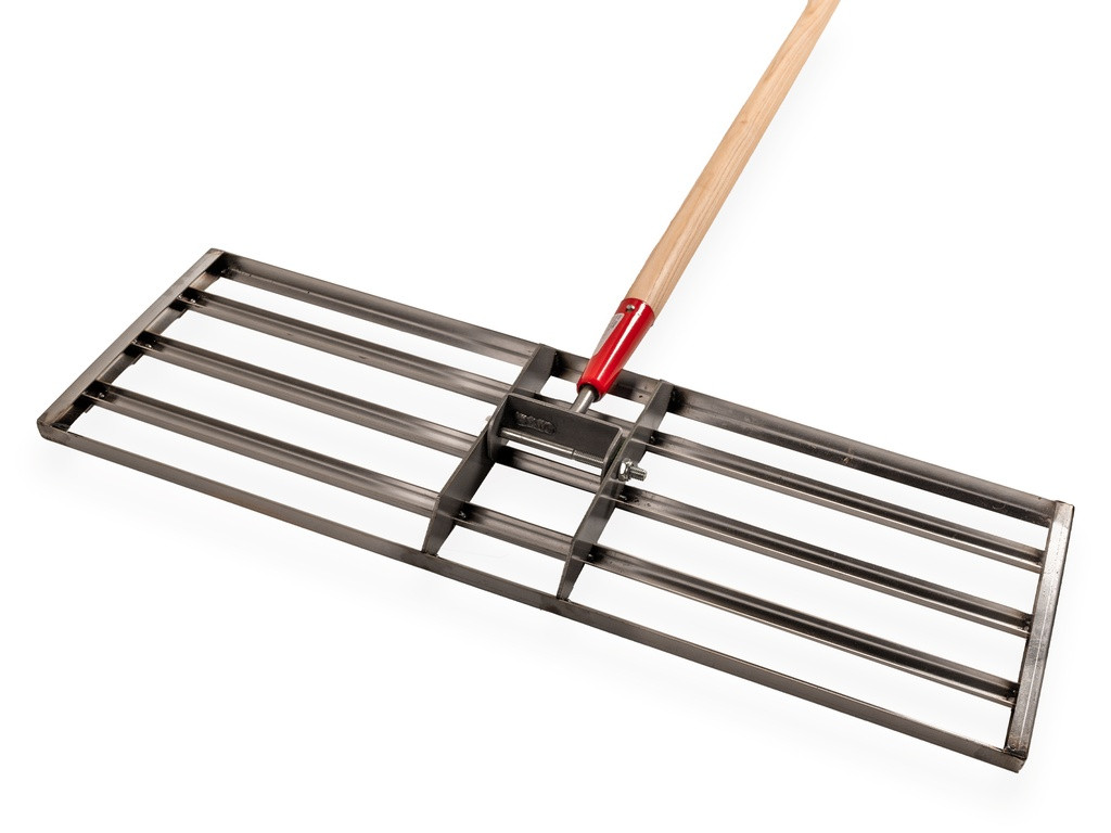 Egalisatiehark ATLAS RVS 80 x 25 cm, met ESSEN steel 150 cm