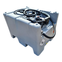 210 liter Dieseltank met 12 Volt pompsysteem, inhoudsmeter en automatisch vulpistool