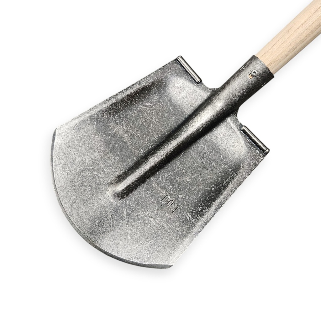 Schep Drents 000 ¾ gebogen paspen met steel 110 cm Essen steel