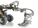 SET: Grastegelklem hydraulische met rotator & slangen
