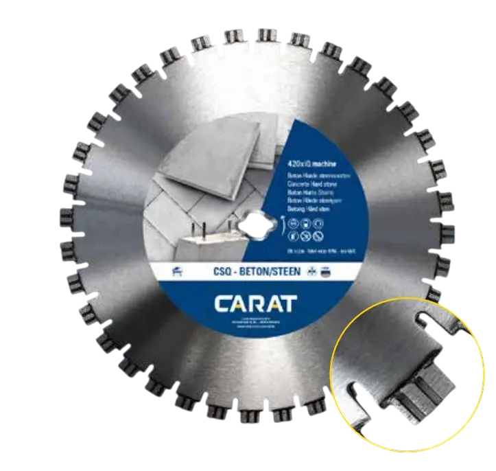 Diamantzaagblad 420mm beton (droog zagen) IQ
