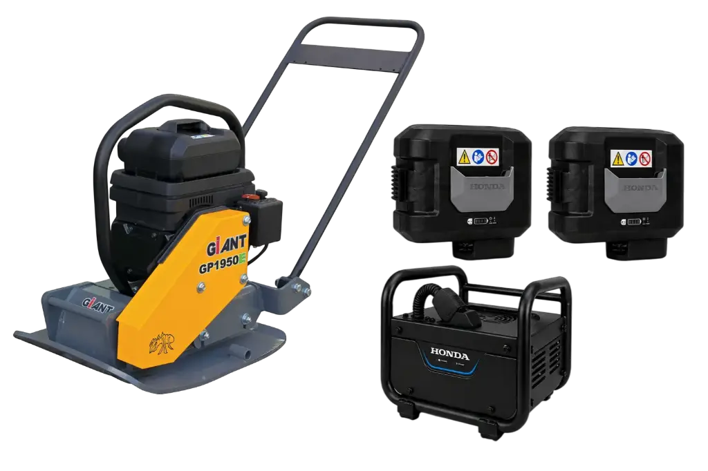 Giant GP1950E trilplaat SET 2 accu's & lader