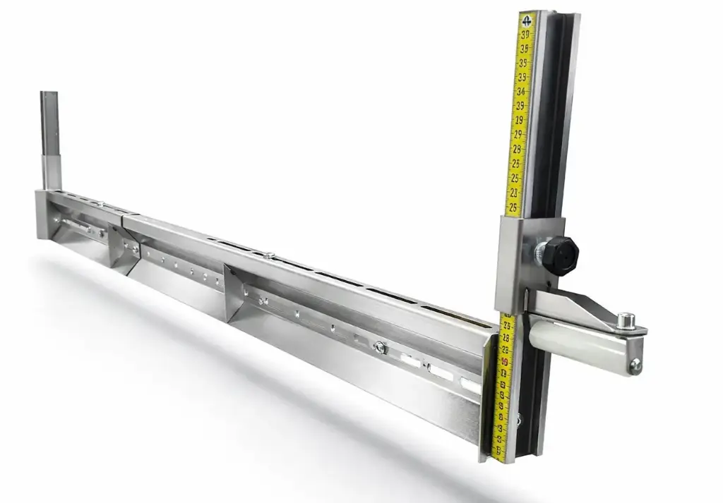 Afrijlat verstelbaar 125 - 220 cm RVS 