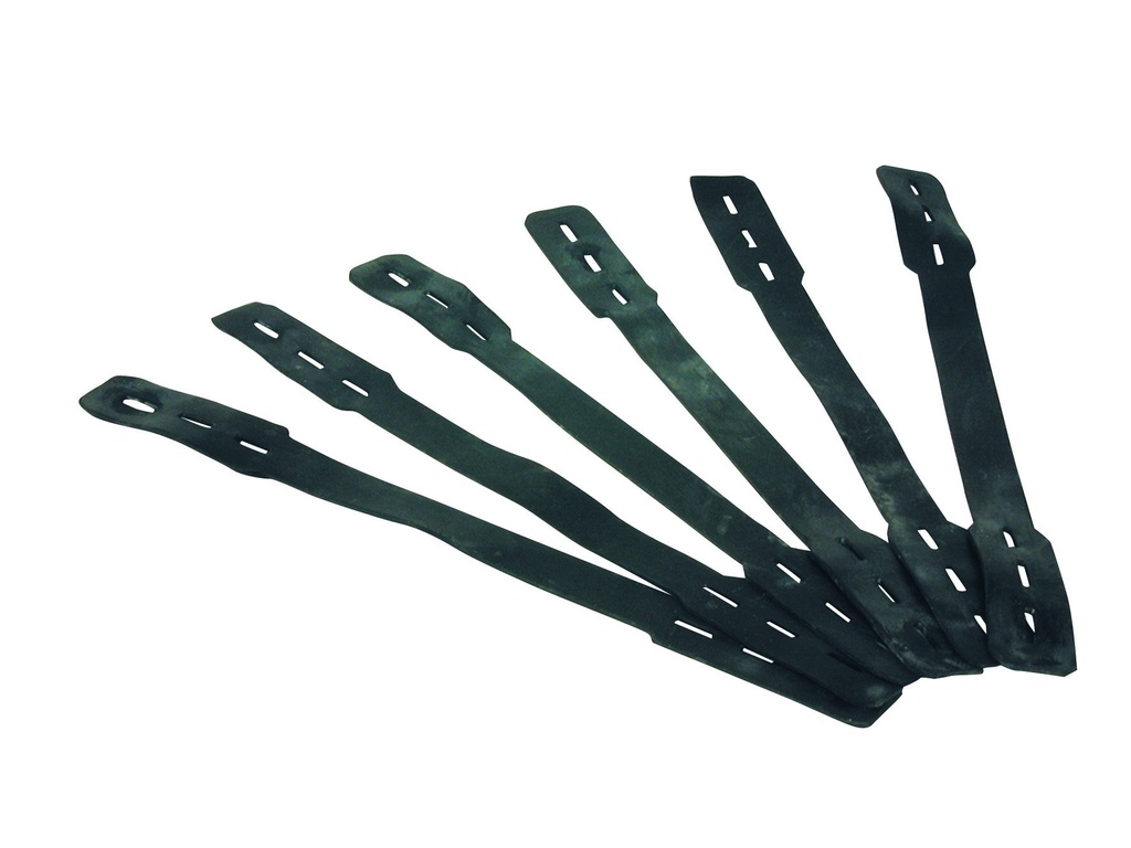Riem knielap 6 stuks rubber 320mm