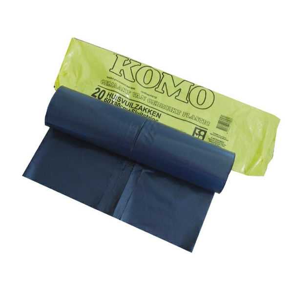 Huisvuilzakken KOMO GRIJS (20st) afvalzak