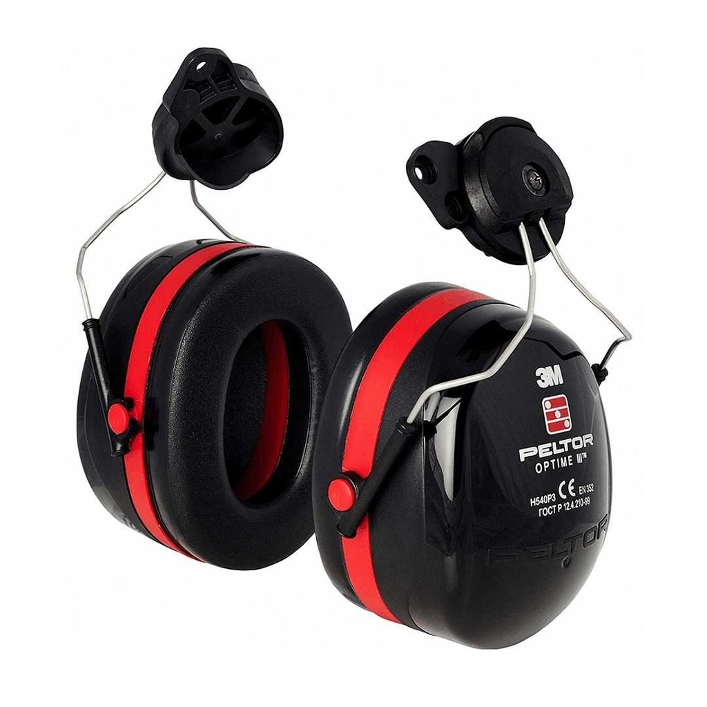3M Peltor Optime III H540P3E gehoorkap met helmbevestiging