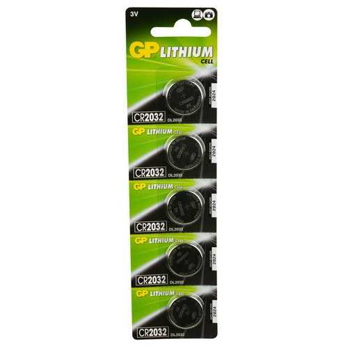 GP Lithium 5 x CR2032 3V Actiepack
