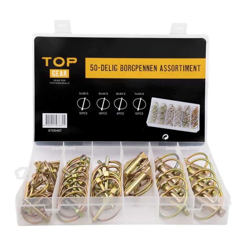 Borgpennenassortiment 50 delig