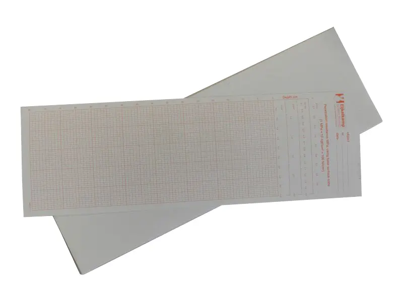Registratiekaarten Penetrograaf 250 stuks