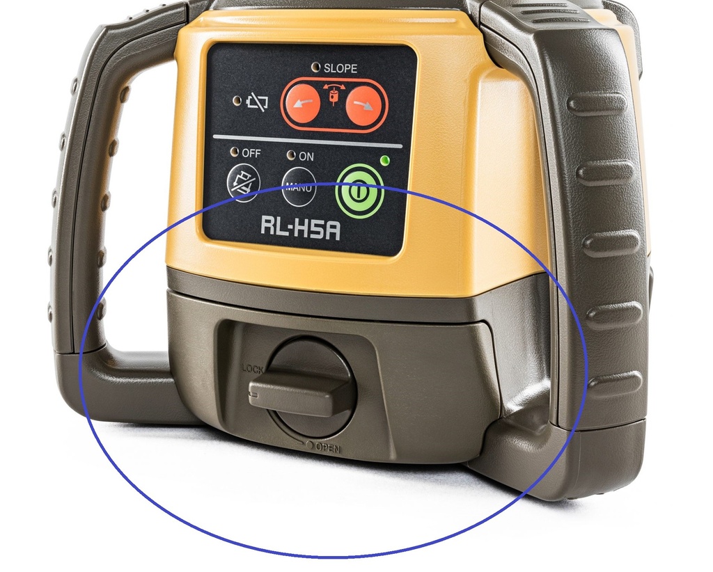 Batterijhouder / acculade voor Topcon RL-H5A
