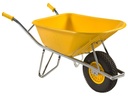 Kruiwagen FORT SMB100 geel kunstof