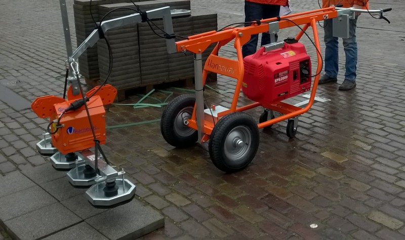 Hamevac VTH-Tegelvlijer stratenmaker