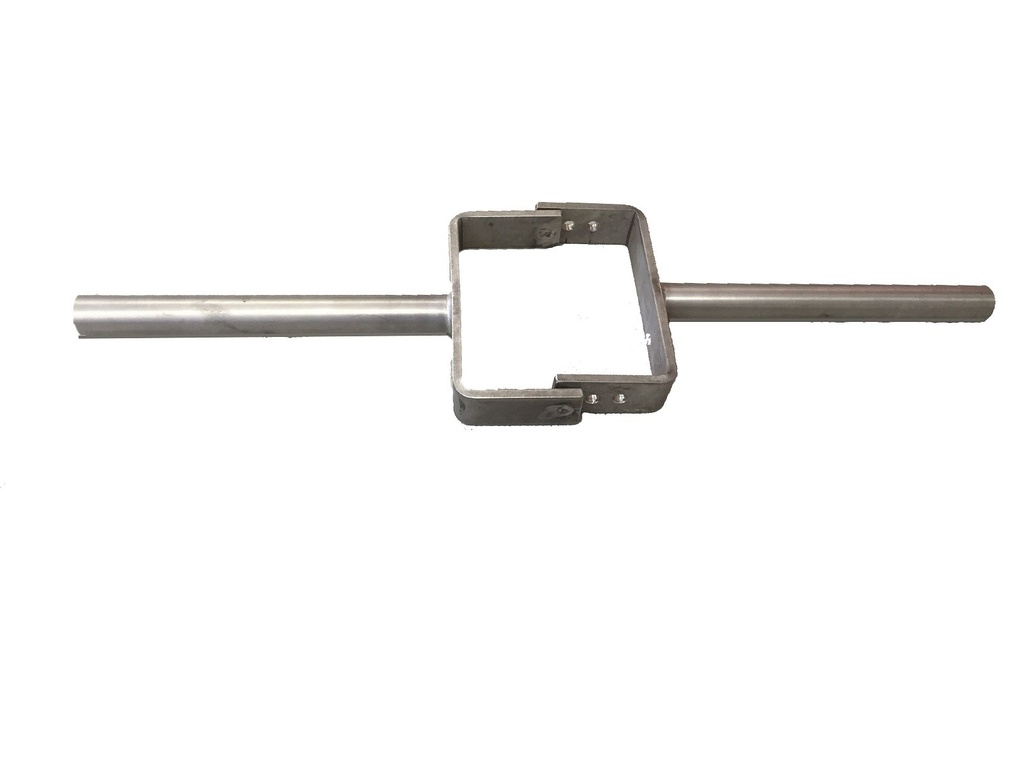 Palenlichter RVS voor (betonnen) palen tot 14 cm