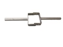 Palenlichter RVS voor (betonnen) palen tot 14 cm