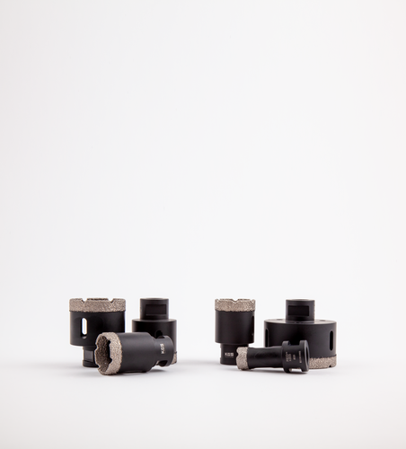 RED Set Tegelboren K855 in koffer (ø20-35-38-43-50-68) M14