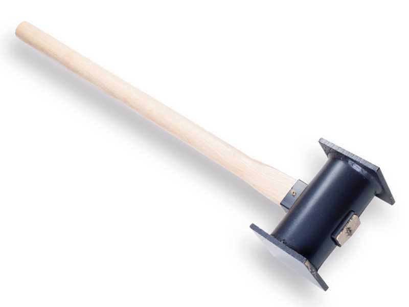 Sleg - paalhamer, STAAL met essen steel 90 cm