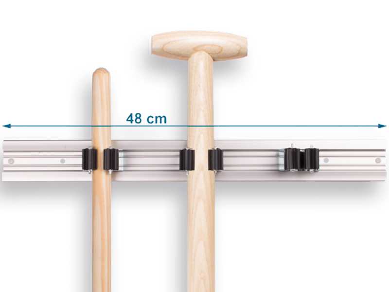 PRAX Vario rail 48 cm breed voor Prax steelklemmen