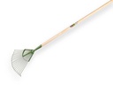 Bladhark "Profi" met 20 verenstalen tanden met steel 150 x 2,8 cm.