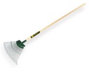 Bladhark BULLDOG Springbok 20 ronde tanden, verenstaal, met gelakte Essen steel 135 x 3,0 cm