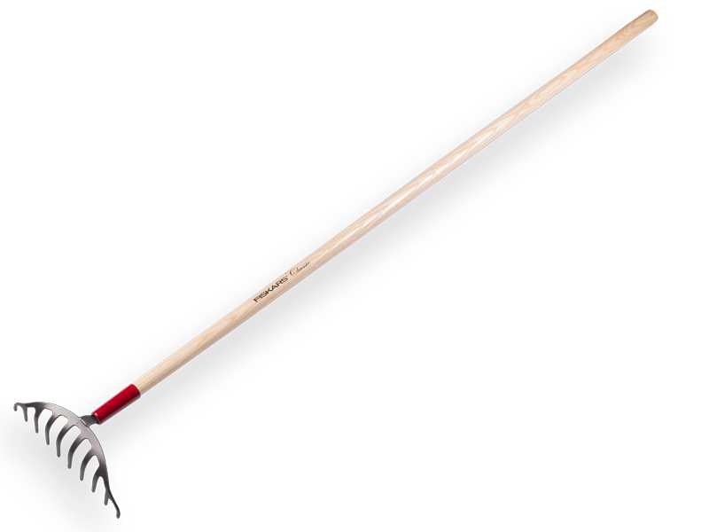 Rozenhark FISKARS CLASSIC met geharde metalen tanden en ESSEN steel 160 cm