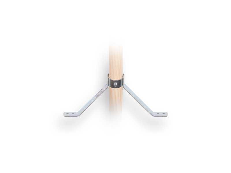 Stokhouder SOLIDE voor steel met diameter 24 mm.