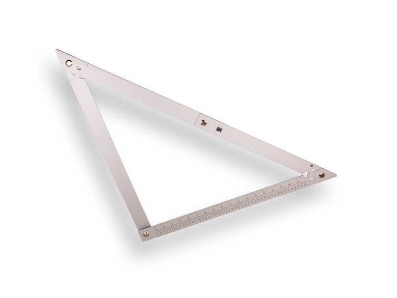 Haakse hoek 60 x 60 cm