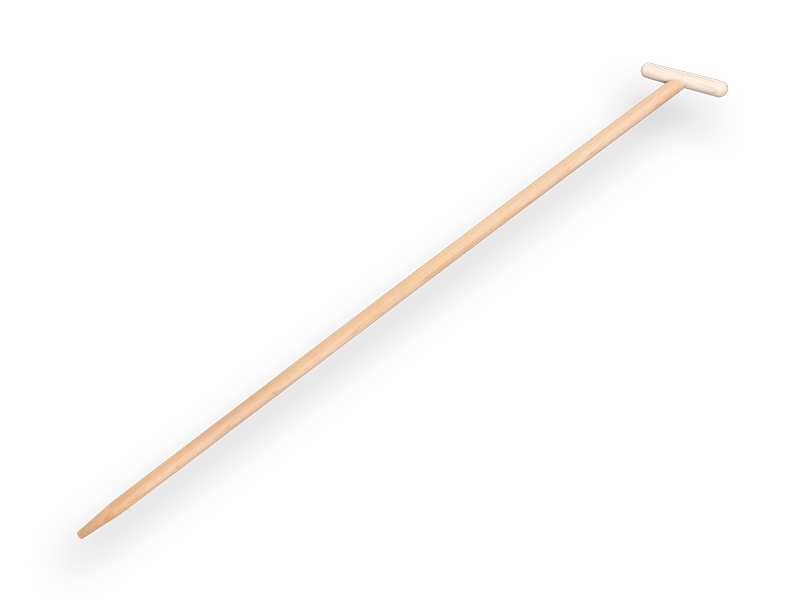 Schoffelsteel TAUARI 160 x 3,2 cm, met conische punt 60 x 20 mm en doorgestoken hilt