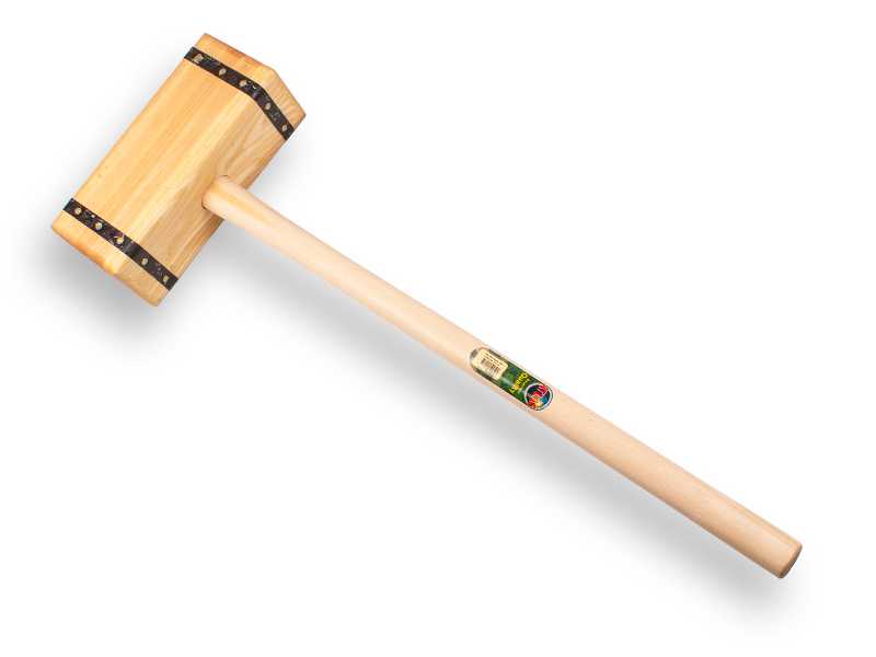 Houten sleg ATLAS recht, gelamineerd Essenhout, met ovale ATLAS steel 100 cm