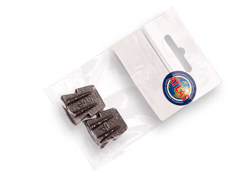 Hamerwig nr. 4. metaal, breed 22 mm (verpakt per 2)