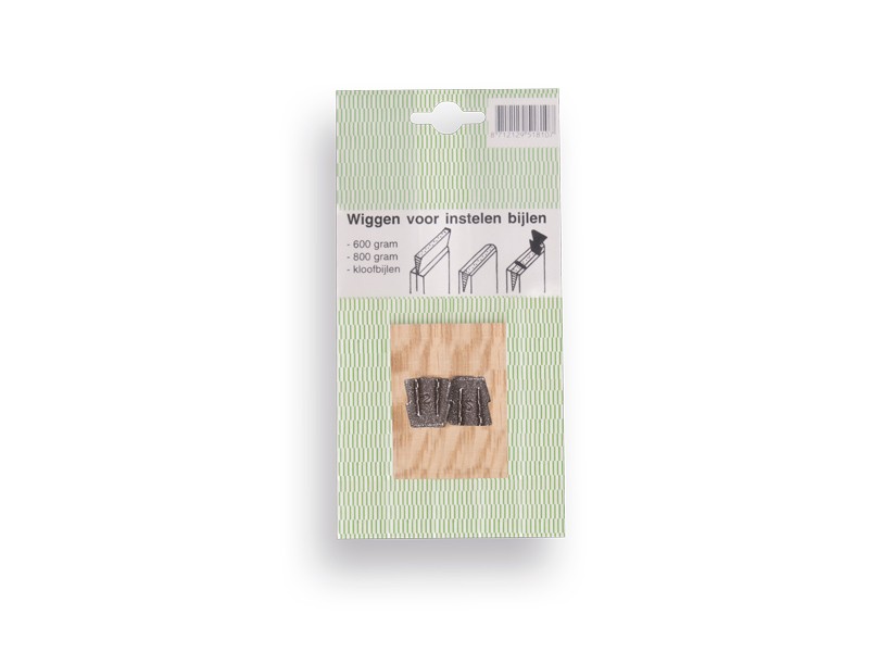 Blisterkaart bijlspie set klein