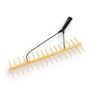Hooihark kunststof, 16 tanden, dubbel, schuin model