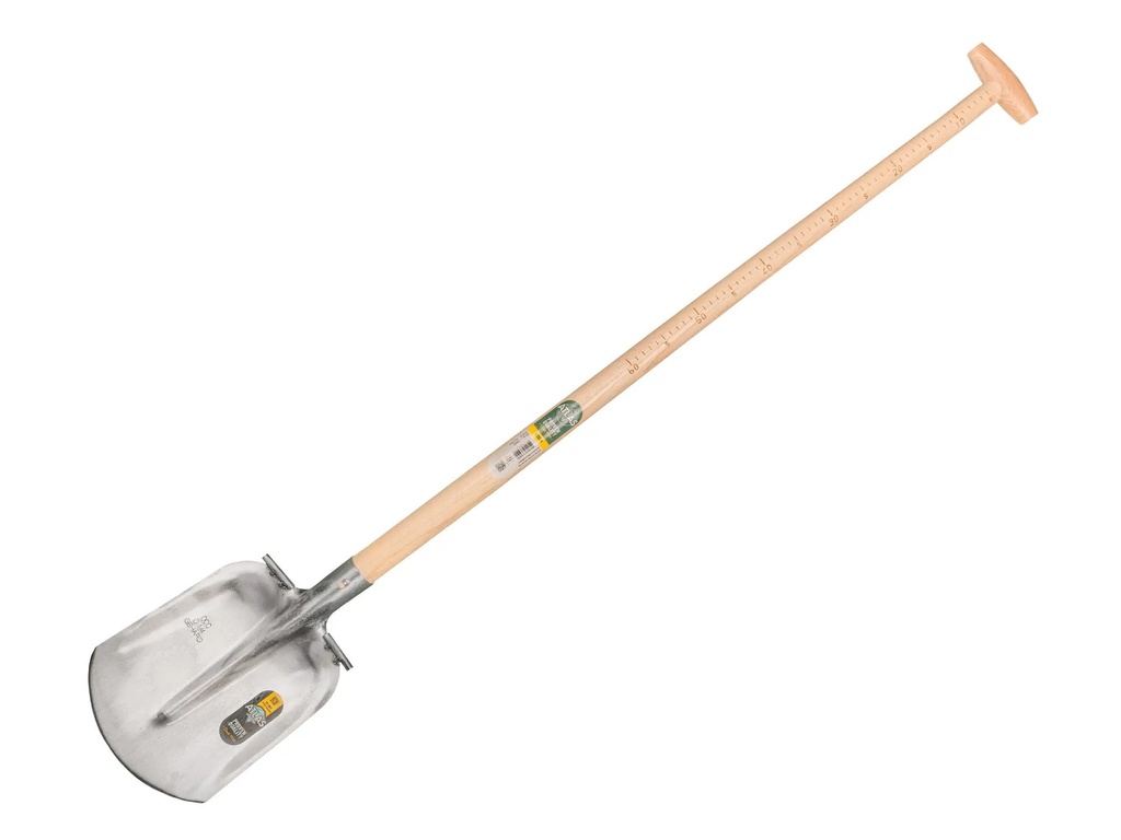 Steekbats ATLAS DIAMANT 1/4 000 gehard, gepolijst, RONDE OPSTAP, met ATLAS Meetsteel 110 cm gebogen