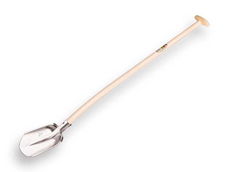 Steekbats Atlas Diamant 1/4 000, gehard, gepolijst met platte gebogen opstap met ATLAS schopsteel 110 cm