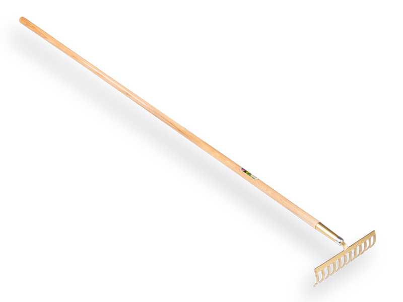 Tuinhark OFFNER 12 gebogen tanden, met ESSEN steel 170 x 2,8 cm