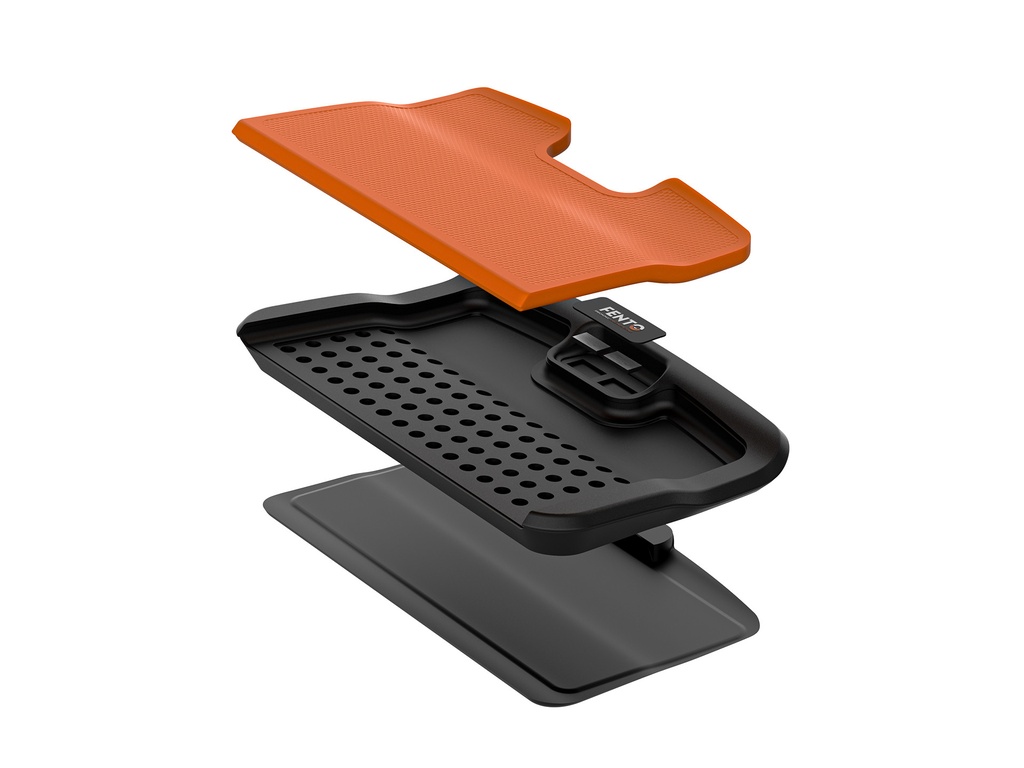 Professionele kniemat FENTO BOARD M2, met magnetisch opbergvak