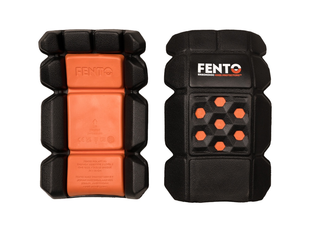 Kniebeschermers FENTO POCKET M2, lichtgewicht met ArmorTech™ (per paar)
