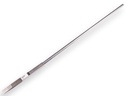 Stootijzer HULTAFORS Aluminium 150 cm, onderstuk 40 cm vierkant met stalen punt