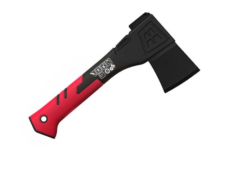 Campingbijl EVEREST Q2 620 gram, met fiberglassteel 25 cm
