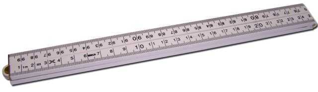 Duimstok 1 meter kunststof