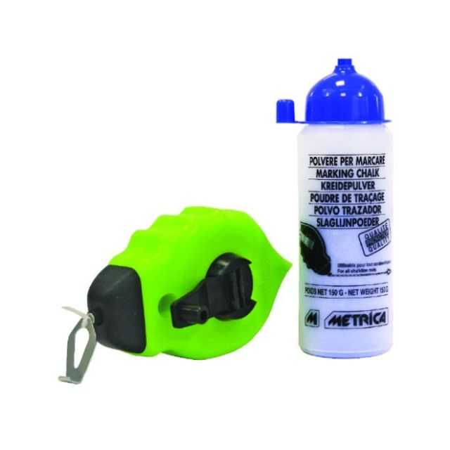 Slaglijnmolen set 25minclusief 150gr. blauw poeder