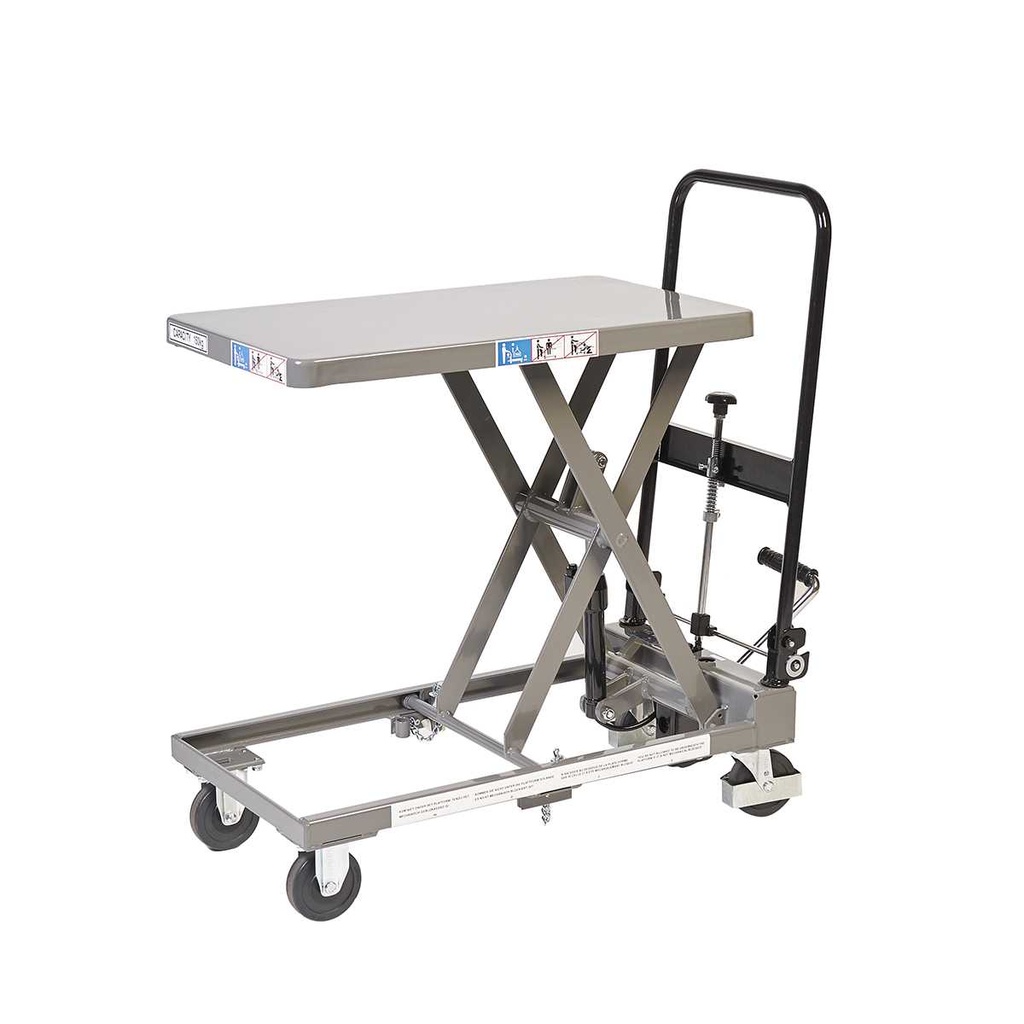 M-LT-150-Schaartafel 150kg 70x40cm, 74cm.hoog dvm