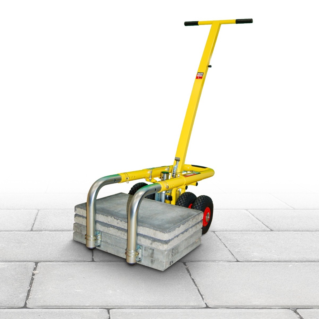 TessPaver 120T met luchtbanden (incl. verlengset)