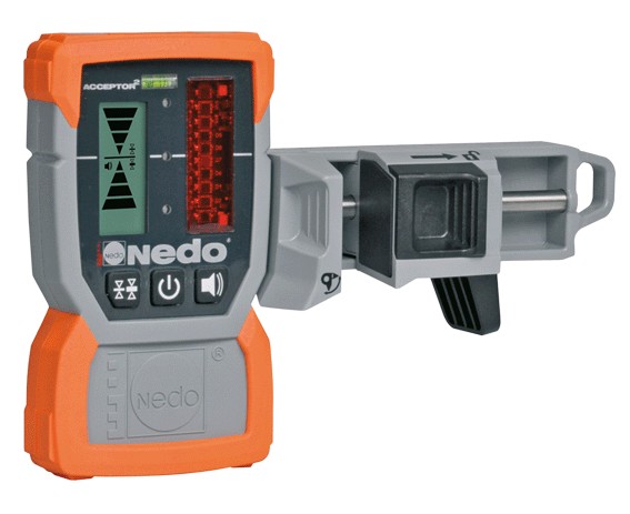 Nedo ACCEPTOR met mm-display en snel-klemming baakklem
