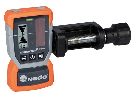 Nedo ontvanger ACCEPTOR 2 met heavy-duty klem