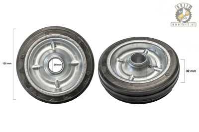 Wiel 32mm breedte, asgat 20mm ORIT