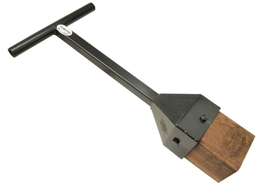 Stamper houten blok lengte 840 mm