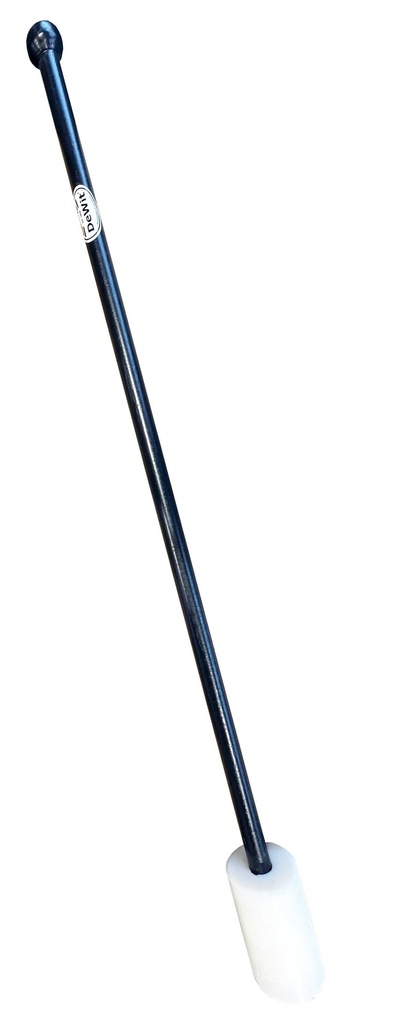 Stootstamper met knop en nijlon dop afgeronde hoeken