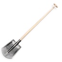 Schep Drents 000 ¾ gebogen paspen met steel 110 cm Essen steel