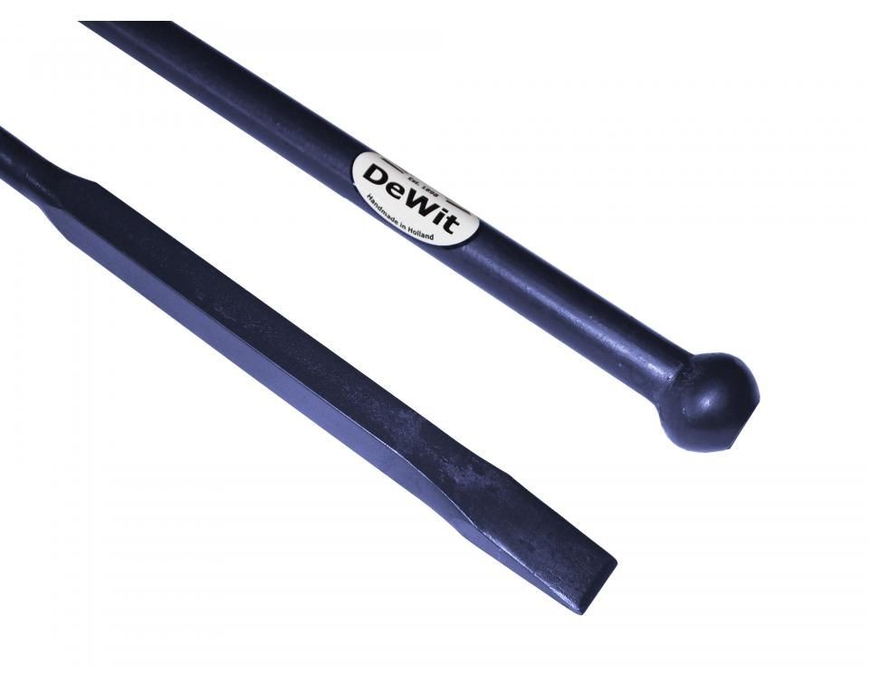 Stootijzer 100 cm met 40 cm vierkant